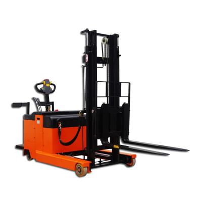 China Polyurethane 1t 1600mm Operation Reach Small Standing Forklift Electric Stacker for sale