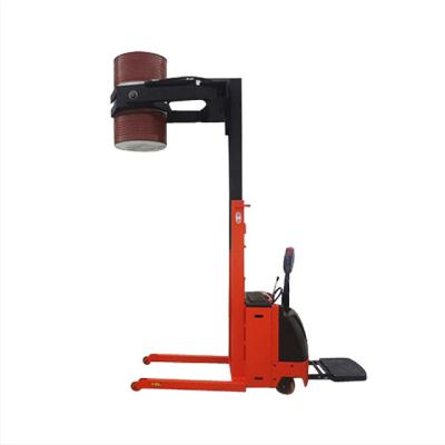 China Construction Material Shops Oil Drum Semi Electric Hydraulic Lifter Truck 500kg for sale