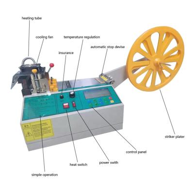 China machinery & Hot Computer Material Polyester Webbing Nylon Strap Machine Nylon Cutting Belt Cutting Machine for sale