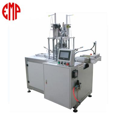 China Manufacture disposable semi automatic face mask ear loop spot welding machine in stock for sale