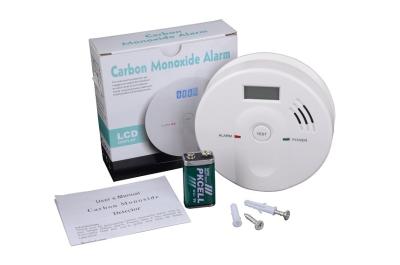 China CO Ceiling carbon monoxide alarm with LCD display With Home Security for sale