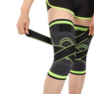 China Factory Price Breathable Low MOQ Compression Sport Support Knee Sleeve Nylon Knee Brace Support for sale