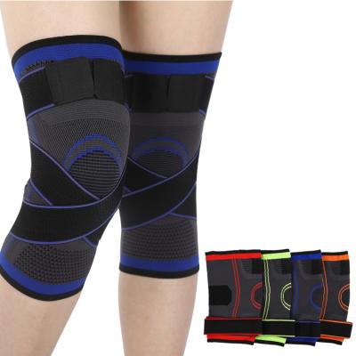 China Factory Wholesale Sport Pad Knitted Elastic Compression Knee Support Brace Knee Brace for sale