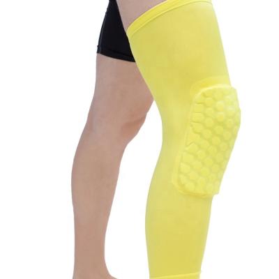 China Sports users wholesale honeycomb sponge volleyball goalie thickening patella anti-collision protection with calf protection for sale