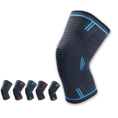 China Aowei Joint Sports Users Motorcycle Knee Brace Injury Recovery Aid Arthritis Pain Relief Knee Support Pads For Sports for sale