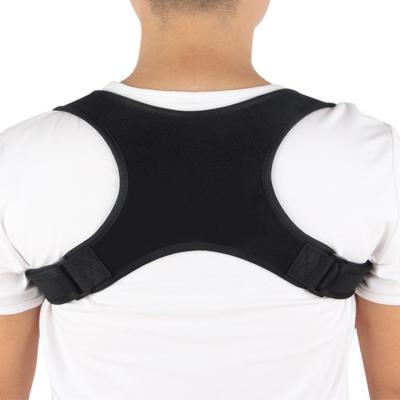 China Sports Safty Back Brace Adjustable Upper Back Support Belt for sale