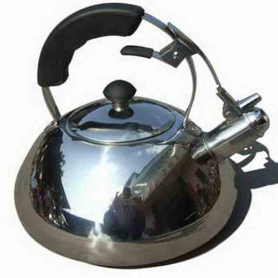 China Sustainable 3.0 liter stainless steel water whistling kettle, tea kettle, teapot, cookware for sale