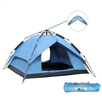 China Waterproof Wholesale Outdoor Backpacking PU2000mm Waterproofb Automatic 4 Person Instant Cabin Tent Family Camping For Outdoor Tent for sale