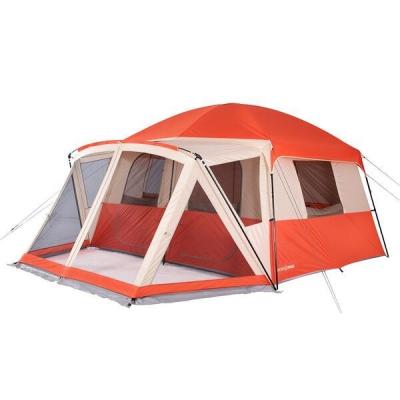 China Waterproof Wholesale OEM Outdoor Automatic Two Doors Wind Proof Pop Up Mountain Park Camping Tent For Hiking for sale