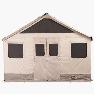 China Camouflage/Field Game Popular in the Middle East For Outdoor Camping Canvas Water Proof Wall Tent Large Heavy Duty 100% Cotton Luxury Tent for sale