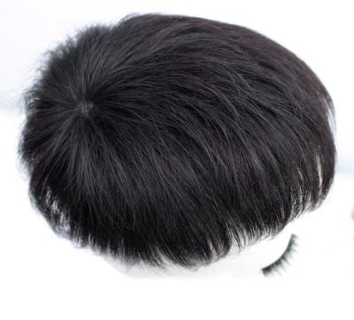 China Wholesale Price Hair Piece Mens Toupee Mens Hair Clip In for sale