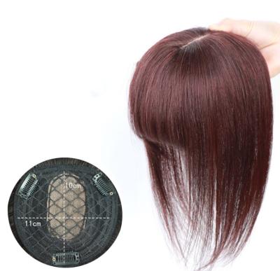 China Freestlye LONGFOR Replacement Overhead Piece To Cover Up Piece Gray Women Wig Hair Topper Hair Extension for sale