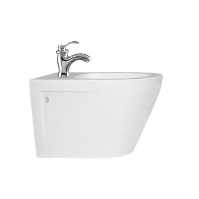 China Wholesale Fashionable Ceramic Style Bathroom Bidet Double-Flow Design Wall-hung Bidet for sale