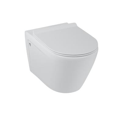 China Hidden Cistern China Ware Bathroom Sanitary Wall Tiles White Ceramic Wall Hung Toilets for sale