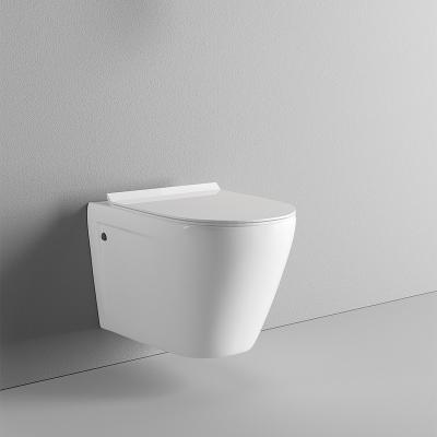 China Concealed Cistern China Supplier European Top Wall Hung Toilet Ceramic Wall Mounted Bathroom Toilet for sale