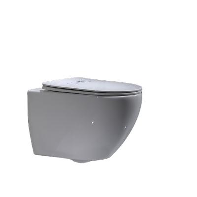 China Creamic Toiletries Watermark Two Piece Bathroom Set Cheap Bathroom Sanitary Hidden Cistern Bathroom Wall-Hung Toilet for sale