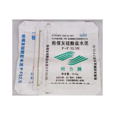 China Customized Recyclable High Quality Printed Plastic PP 50Kg Powder Valve Bag for sale