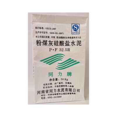 China Hot Selling Recyclable Woven Bag Empty Bag PP 50Kg Cement Powder Valve Bag for sale