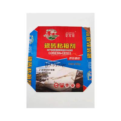 China Recyclable Hot Selling Standing Pouch Ceramic Tile Glue Packaging Bag With Big Mouth for sale