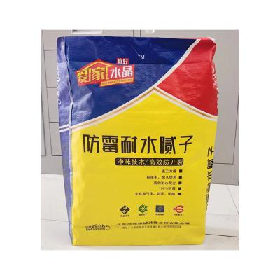 China Best Price Recyclable 25kg PP Stick Valve Pouch Putty Powder Packaging Bags for sale