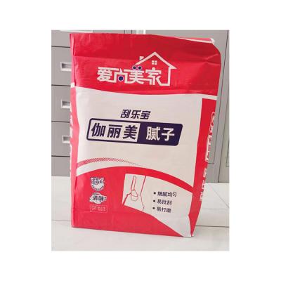 China Custom Hot Sale Recyclable PP 25kg Polypropylene Mastic Powder Agricultural Packaging Bag for sale