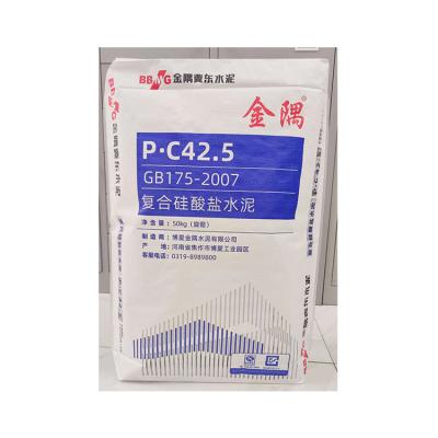 China Hot sale 50kg pp manufacturing recyclable packaging cement valve woven bag for cement for sale