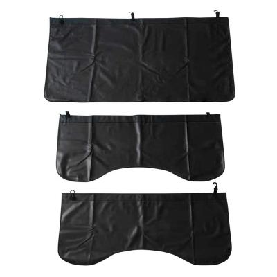 China Magnetic Fender Cover Automobile Leather Car Heavy Duty PU Wear Resistant Mechanic Shock Absorber Cover Mat Pad 3pcs Protector Set for sale