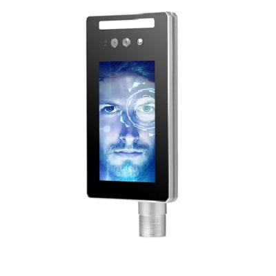 China 8 Inch IPS HD Screen IR Body Temperature Measurement Face Recognition Terminal Motion Detection for sale