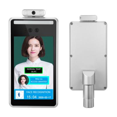 China Motion Detection Touchless Face Recognition Door Access System Smart Face Recognition With Thermometer for sale