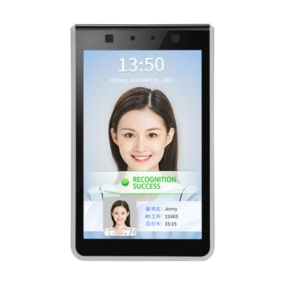 China Motion Detection Touch Screen Face Recognition Dynamic Access Control Time Attendance Background Facial Scanner for sale