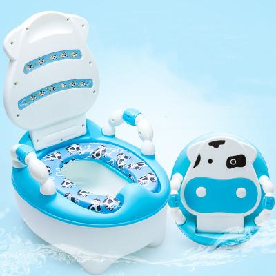 China 2021 Eco-friendly Cartoon Shape Baby Animal Potty Training 6 Months To 4 Years Old BB Kids Plastic Toilet Seat for sale