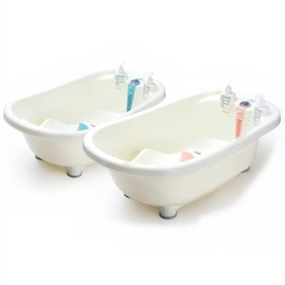 China New Baby Tub Sustainable Plastic Baby Bathtub Eco-friendly Portable Swimming Tub With Temperature for sale