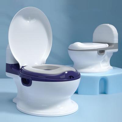 China Newly Improved Eco-friendly Portable PU Cushion Baby Toilet Training Potty for sale