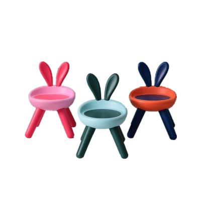 China Modern Fashional Kids Baby Learning Cute Baby Call Rabbit Chair With Backrest for sale