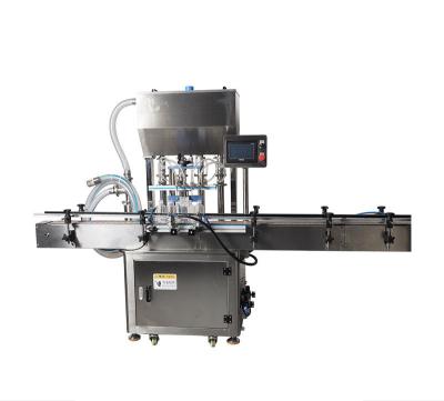 China Widely Application High Speed ​​Production Line Food Cosmetic Automatic 4 Heads Filling Screw Cream Liquid Bottle Capping Machine for sale