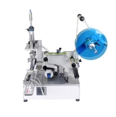 China Semi-automatic Semi-automatic Multifunctional Flat Square Sticker Bottle Food Labeler Labeling Machine for All Kinds of Flat Packing for sale