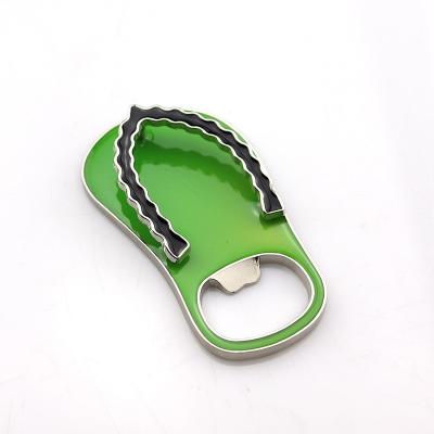 China Europe wholesale a small gift giveaway present simulated enamel slipper shape soft bottle opener beer for sale