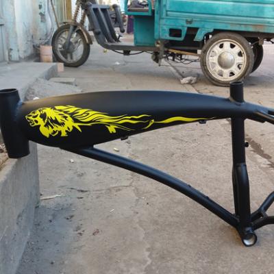 China 2018 Cruisers Aluminum Fat Bike Frame 26er Fit 7/8/9/10 Speed ​​Snow Bike Frame for sale