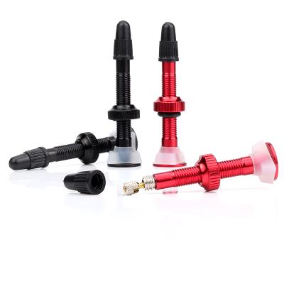 China 40mm/60mm MTB Road Bike Supplement Valves Ultralight Aluminum With Tubeless Valve Core HB00806 for sale