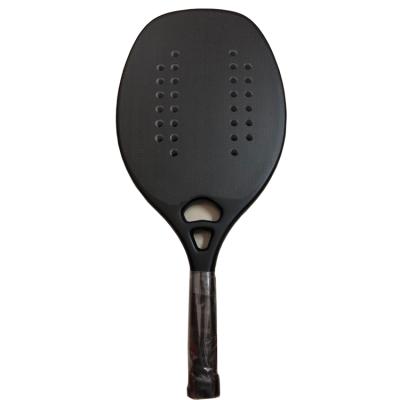 China Compound sport graphite UD/3K/12K/18K carbon beach tennis racket/racchetta for sale