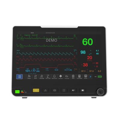 China DAWEI Animal ECG Multiparametric Blood Pressure Monitor etco2 veterinary patient continuous working time more than 300 minutes for sale