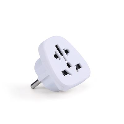 China Universal 2022 EU Plug Adapter Residential/Multi-Purpose EU Travel Adapter for sale