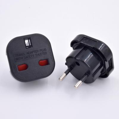 China Residential / General Purpose UK EU Plug Adapter UK 9625 SOCKET TO EURO for sale