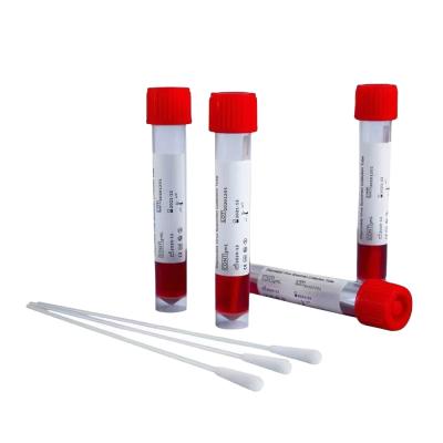 China Sampling medical sterile swab stick assembled medical swab collection specimen collection swab for sale