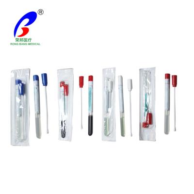 China Sampling new product transport swab with flocking oropharyngeal nasopharyngeal transport throat swab disposable medical for sale