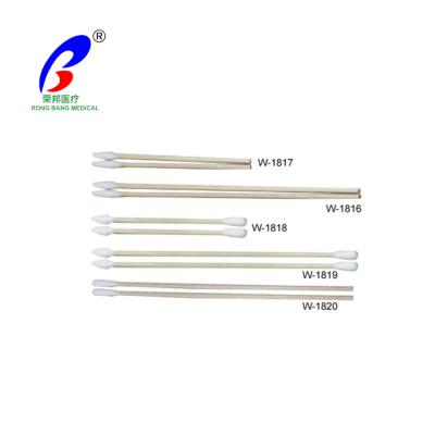 China High Quality Cotton Sampling Swabs Long Tip Medical Applicator Cotton Swab for sale