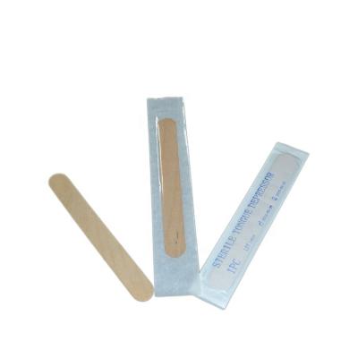 China Different type child wooden disposable sterilized oral examination spatula for sale