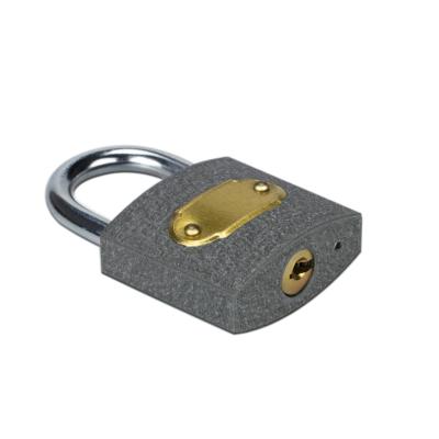 China Popular Iron 50MM Gray Iron Padlock Cheap Padlock Painting Locks for sale