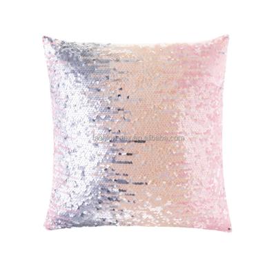 China New Fashion Luxury 100% Polyester Non-Toxic With Embroidered Sequins Pillowcase Cover Cushion Without Pillow Core for sale