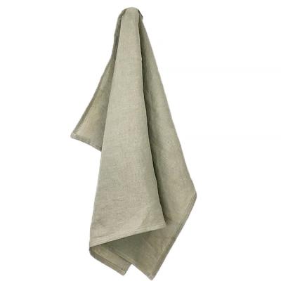 China Factory Price Soild Color Packing Washed Linen Towels for sale